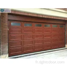 Portes de garage côtelées de haute qualité approuvées de haute qualité